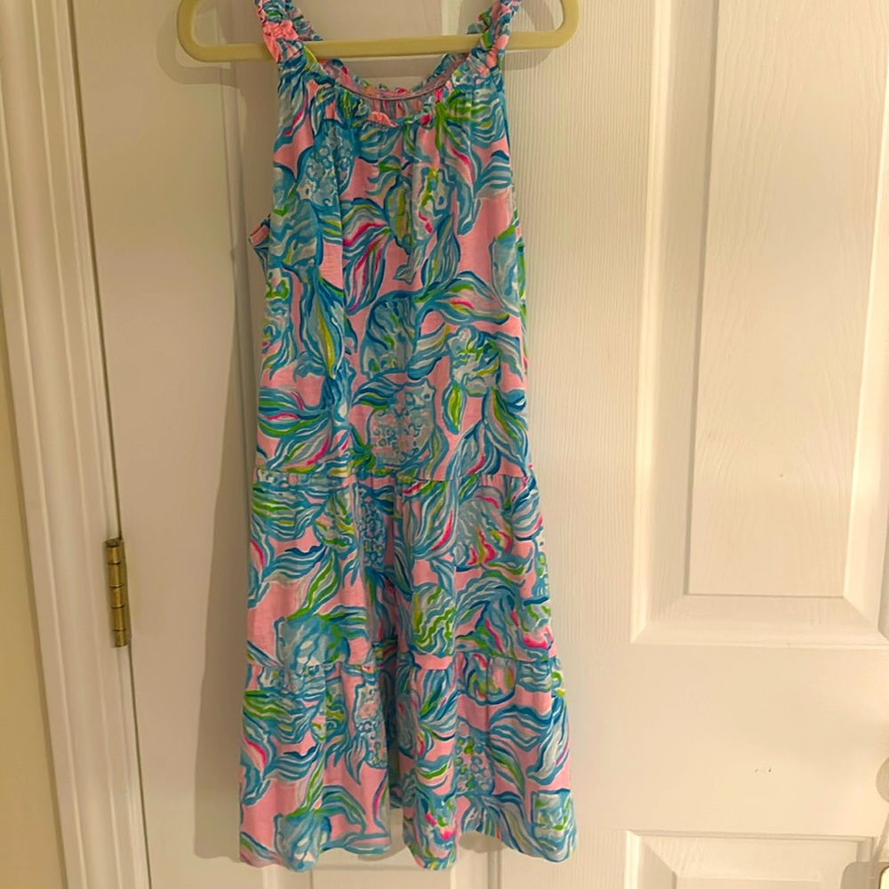 Lilly Pulitzer girls large (8-10) Cotton dress